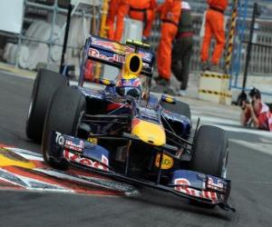Puzzle Mark Webber - Red Bull - Monte-Carlo 2010